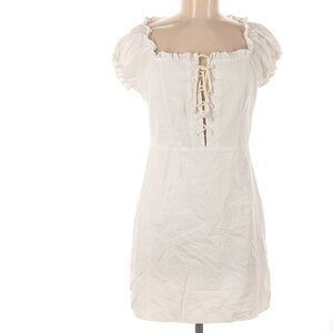 Nasty Gal Cotton Lace Up Dress